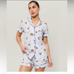 Buffbunny pajama short set pancake